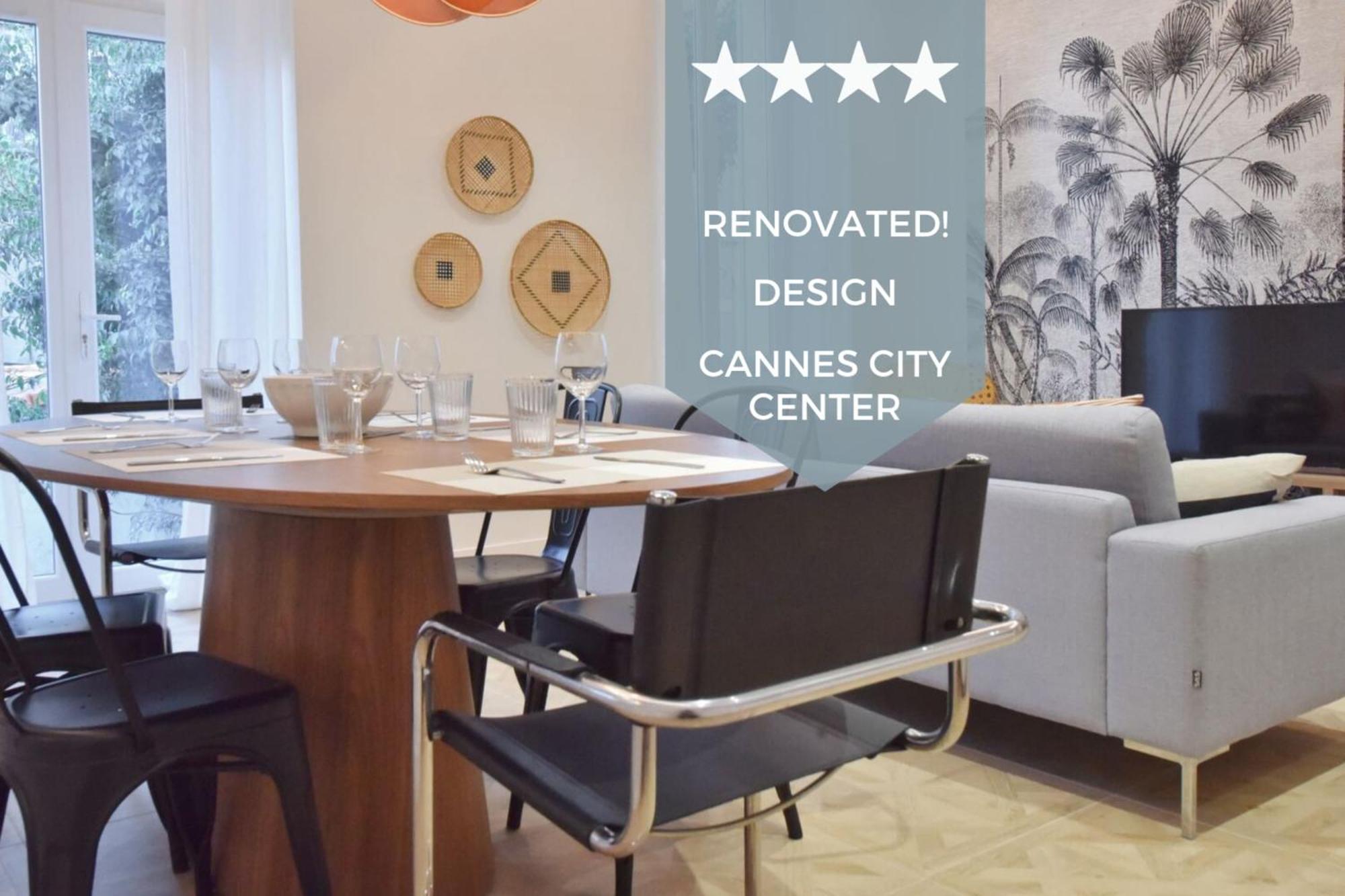 Modern 3-br In Center 5 Minutes From Palais And Beache Apartment *